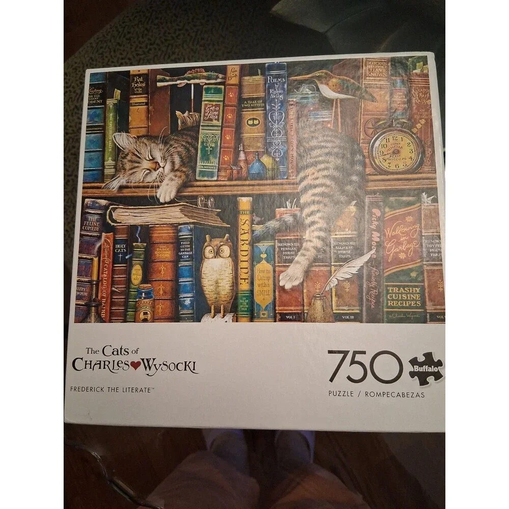 Buffalo Games - Charles Wysocki - Frederick The Literate - 750 Toy New